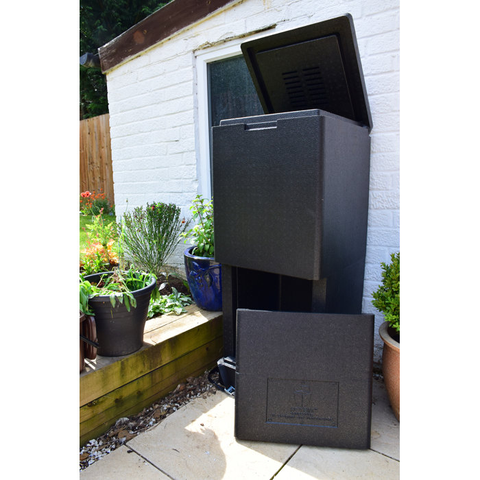 HOTBIN Composting Hot Composter Bin 52 Gallons Gal. Plastic Odor